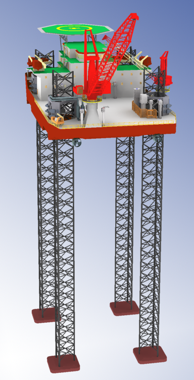 Buffalo Class Liftboat Elevated Render