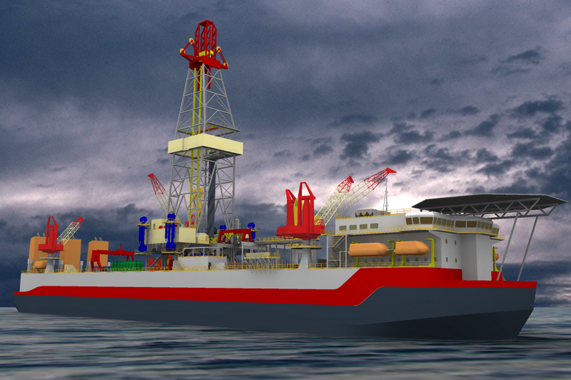 Tropical Driller TD7000 Landscape Render
