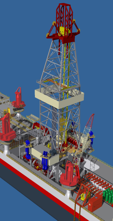 Tropical Driller TD7000 Derrick Detail