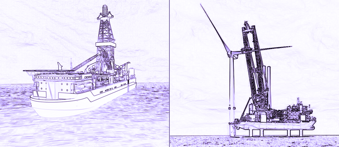 Technical Vessel and Platform Illustrations
